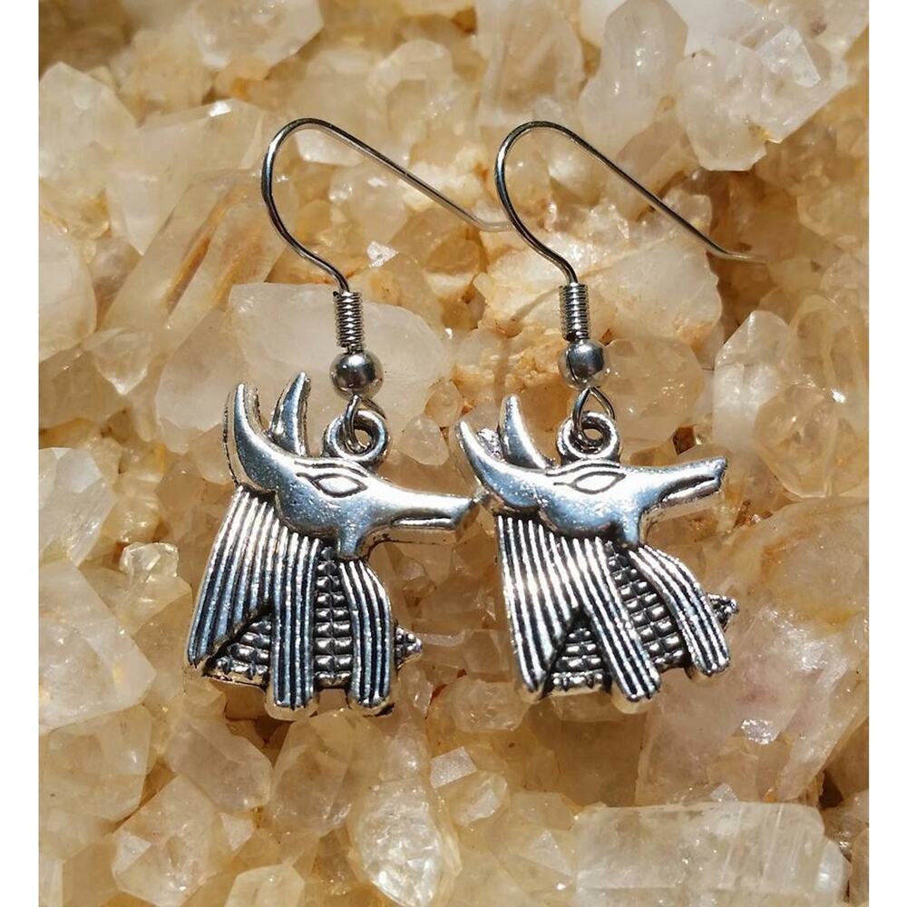 Egyptian Anubis  Earrings